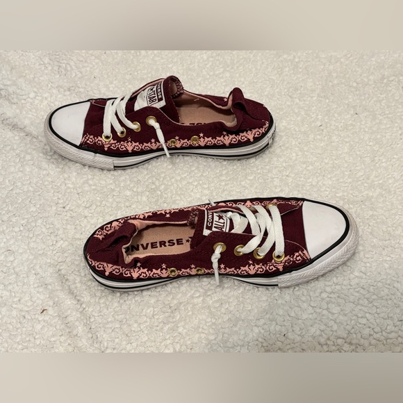 Converse Burgundy Shoreline Sneakers - Picture 3 of 5